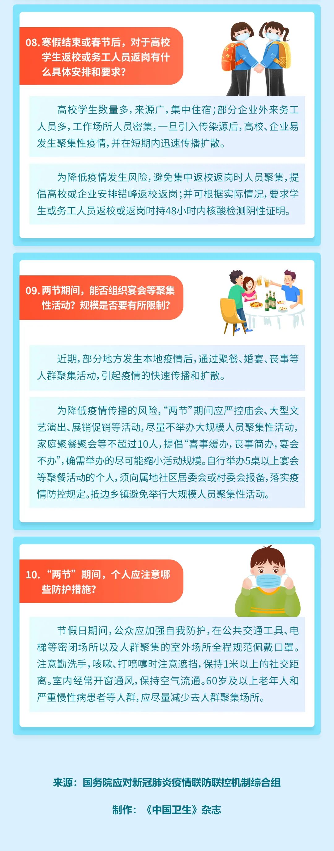 一图读懂 | 2022年元旦春节期间新冠肺炎疫情防控工作方案来了(图7)